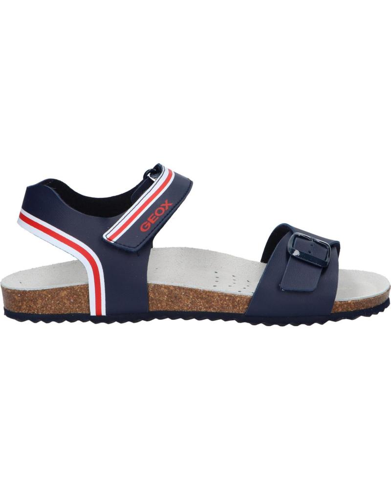 boy Sandals GEOX J028LB 0006A J GHITA C4580 BLUE-RED-WHITE