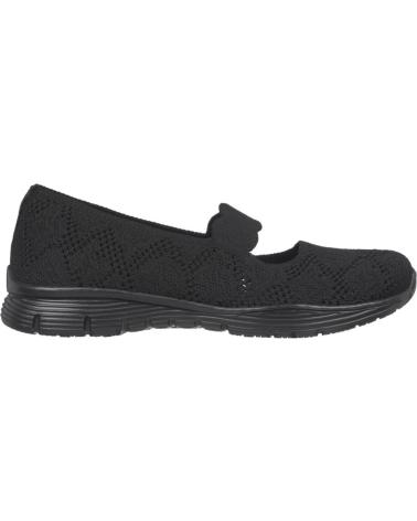 Ballerinas für Damen SKECHERS MERCEDITAS MUJER SEAGER-CASUAL PARTY VARIOS 158110 NEGRO