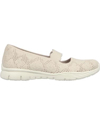 Ballerinas für Damen SKECHERS MERCEDITAS MUJER SEAGER-CASUAL PARTY VARIOS 158110 BEIGE