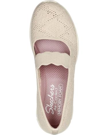 Bailarinas de Mujer SKECHERS MERCEDITAS MUJER SEAGER-CASUAL PARTY VARIOS 158110 BEIGE