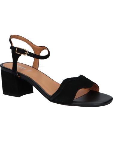 Woman Sandals GEOX D N ERAKLIA 50 E - CAMOSCIO D35RNE 00021 NEGRO