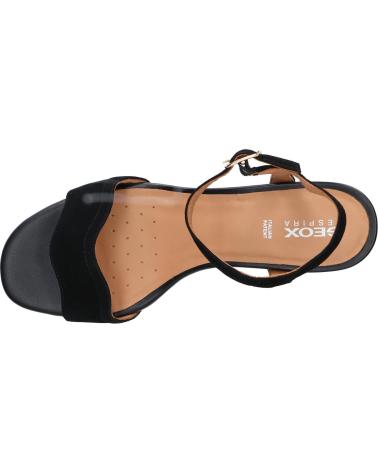 Woman Sandals GEOX D N ERAKLIA 50 E - CAMOSCIO D35RNE 00021 NEGRO