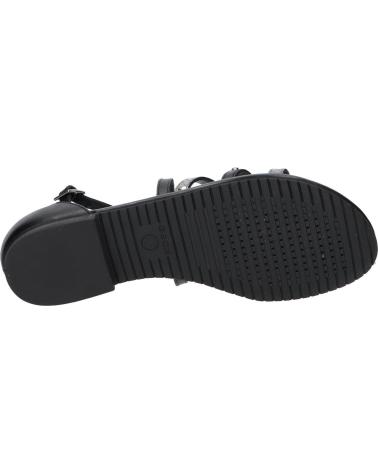 Woman and girl Sandals GEOX D25LXV 043N9 D SOZY C9244 BLACK-DK SILVER
