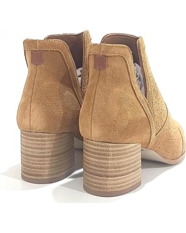 Botins de Mulher POPA BOTIN DE ANTE CON TACON Y SUELA DE CUERO