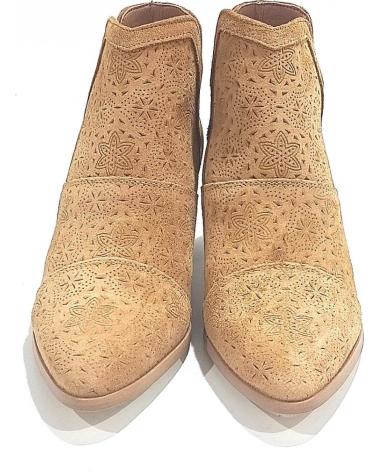 Botins de Mulher POPA BOTIN DE ANTE CON TACON Y SUELA DE CUERO