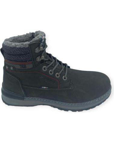 Stivali per Uomo XTI BOTA NEGRA CORDONES BORREGUILLO 140342 NEGRO