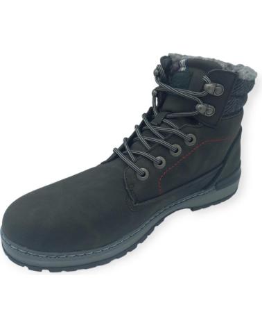 Stivali per Uomo XTI BOTA NEGRA CORDONES BORREGUILLO 140342 NEGRO