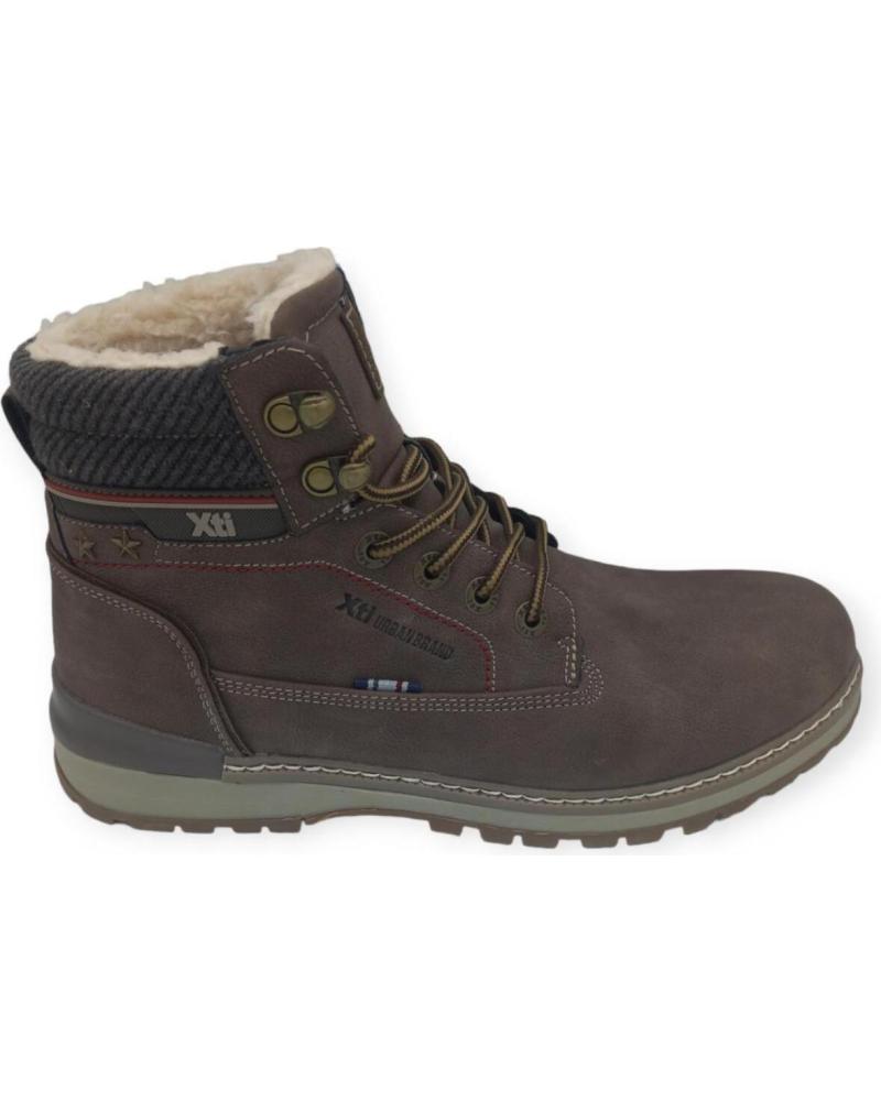 Stivali per Uomo XTI BOTA MARRON CORDONES 140342 MARRóN