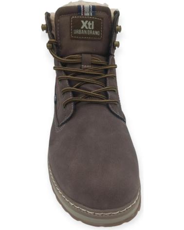Stivali per Uomo XTI BOTA MARRON CORDONES 140342 MARRóN