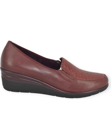 Chaussures pour Femme PITILLOS ZAPATO PIEL BURDEOS 1020 ROJO