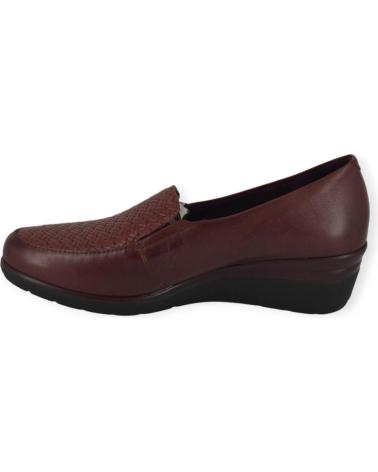 Chaussures pour Femme PITILLOS ZAPATO PIEL BURDEOS 1020 ROJO