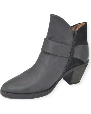 Botines de Mujer MTNG BOTIN PIEL MUSTANG 97003 NEGRO