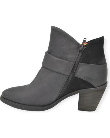 Botines de Mujer MTNG BOTIN PIEL MUSTANG 97003 NEGRO
