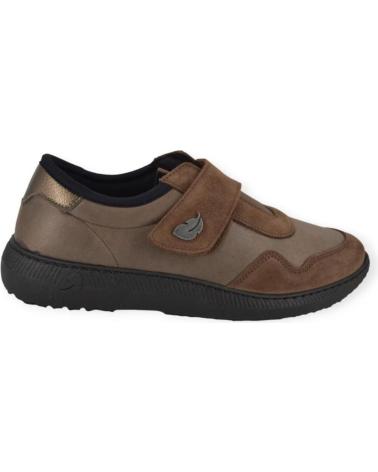 Zapatos de Mujer ROAL ZAPATO TAUPE VELCRO 3806 MARRóN