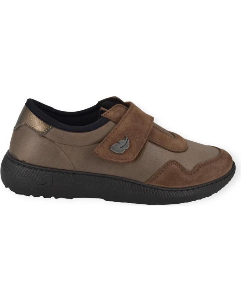 Zapatos de Mujer ROAL ZAPATO TAUPE VELCRO 3806 MARRóN