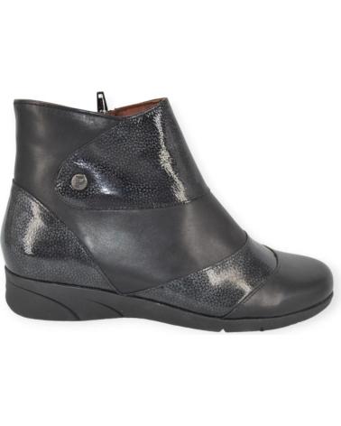 Botines de Mujer PITILLOS BOTIN PIEL ADORNOS CHAROL 2612 NEGRO
