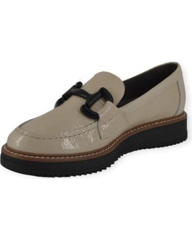 Schuhe für Damen PITILLOS MOCASIN PIEL CHAROL CREMA PITILLO 5392 GRIS