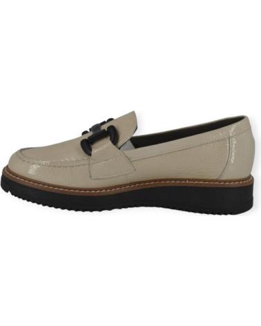 Schuhe für Damen PITILLOS MOCASIN PIEL CHAROL CREMA PITILLO 5392 GRIS