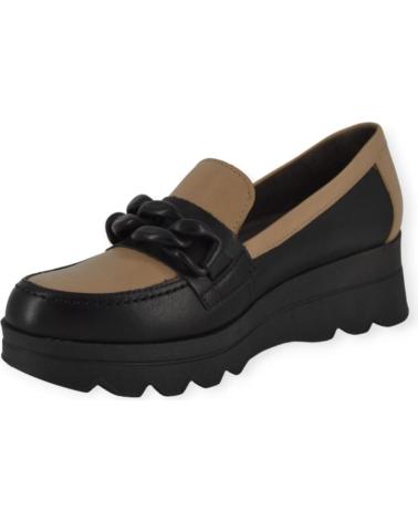 Sapatos-De-Mujer-PITILLOS-MOCASIN-PIEL-CUA-Y-TAUPE-PITILLO-5354-NEGRO