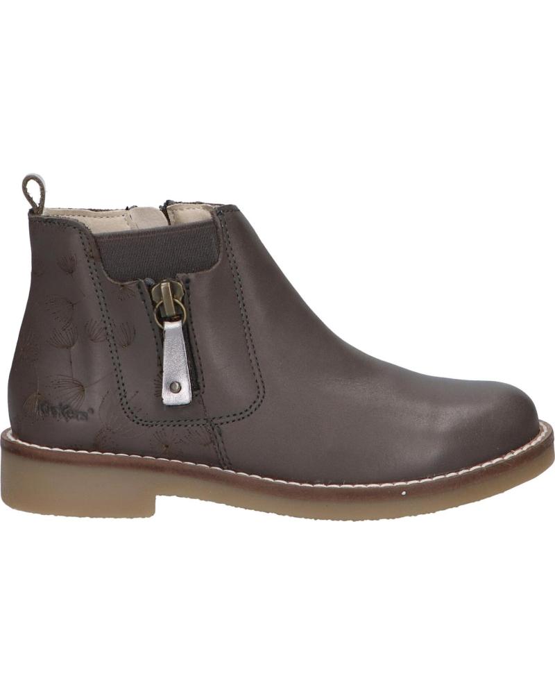 Stivaletti per Bambina KICKERS 830050 NYKKI 123 GRIS LASER