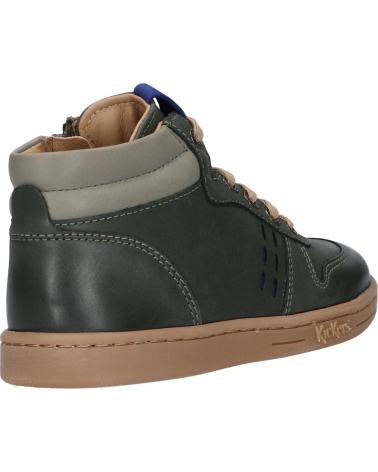 Stivali per Bambina e Bambino KICKERS 829890 TACKFLO 203 KAKI GRIS BLEU