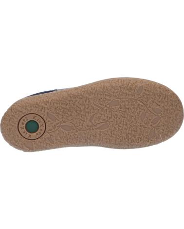 Stivali per Bambina e Bambino KICKERS 744611 VERMILLON 102 MARINE METALLISE