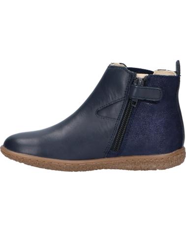 Stivali per Bambina e Bambino KICKERS 744611 VERMILLON 102 MARINE METALLISE