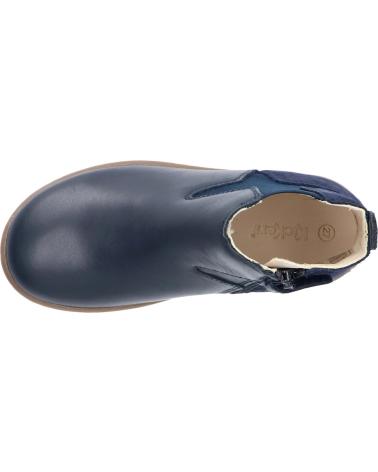 Stivali per Bambina e Bambino KICKERS 744611 VERMILLON 102 MARINE METALLISE