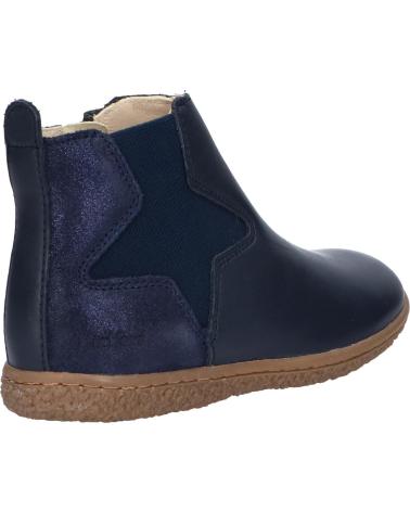 Stivali per Bambina e Bambino KICKERS 744611 VERMILLON 102 MARINE METALLISE