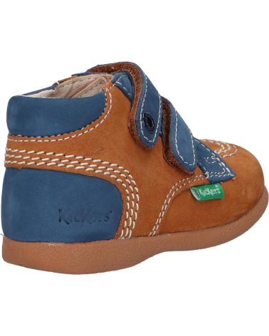 Stivaletti per Bambino KICKERS 439476-10 BABYSCRATCH 116 CAMEL BLEU