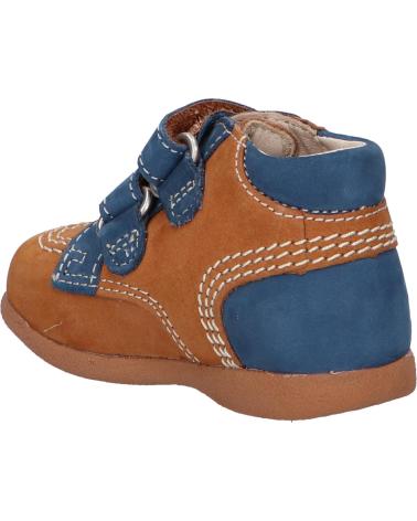 Stivaletti per Bambino KICKERS 439476-10 BABYSCRATCH 116 CAMEL BLEU