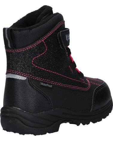 Stivali per Donna e Bambina e Bambino KICKERS 736602-30 JUMP WPF 81 NOIR ROSE BRILLANT