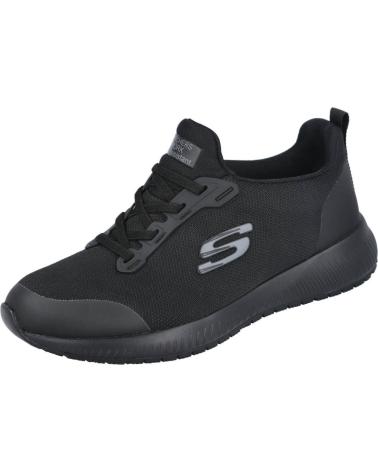 Sportschuhe für Damen SKECHERS 77222 SQUAD SR MUJER NEGRO