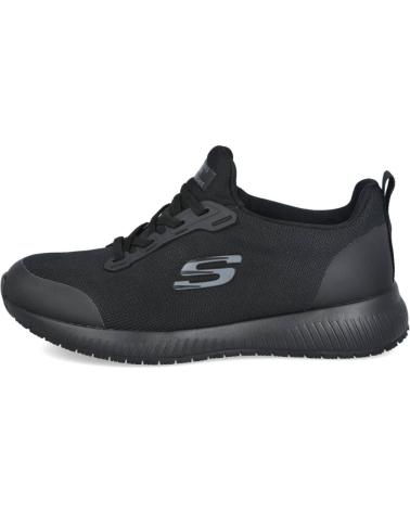 Sportschuhe für Damen SKECHERS 77222 SQUAD SR MUJER NEGRO