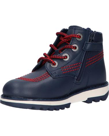 Botins de Menina e Menino KICKERS 878741-10 KICKRALLY20 102 MARINE ROUGE