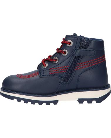 Botins de Menina e Menino KICKERS 878741-10 KICKRALLY20 102 MARINE ROUGE