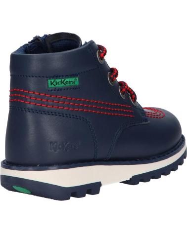Botins de Menina e Menino KICKERS 878741-10 KICKRALLY20 102 MARINE ROUGE