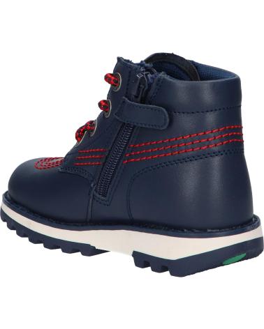 Botins de Menina e Menino KICKERS 878741-10 KICKRALLY20 102 MARINE ROUGE