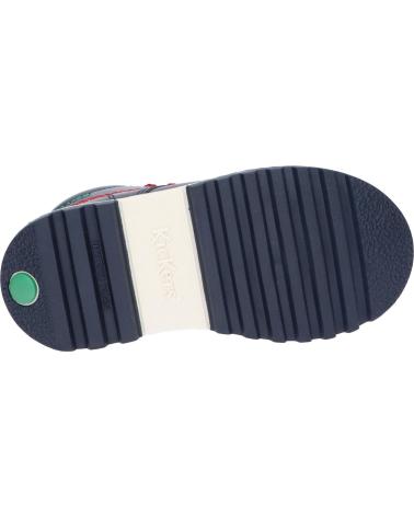 Botins de Menina e Menino KICKERS 878741-10 KICKRALLY20 102 MARINE ROUGE