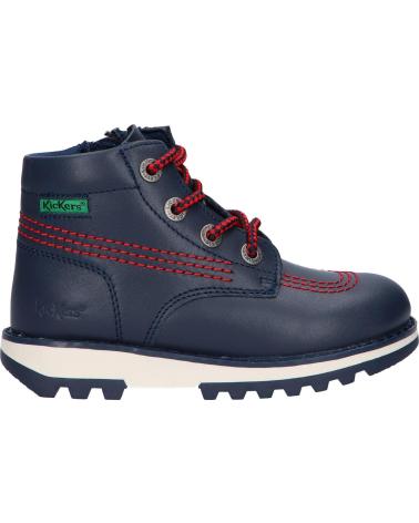 Botines de Niña y Niño KICKERS 878741-10 KICKRALLY20 102 MARINE ROUGE
