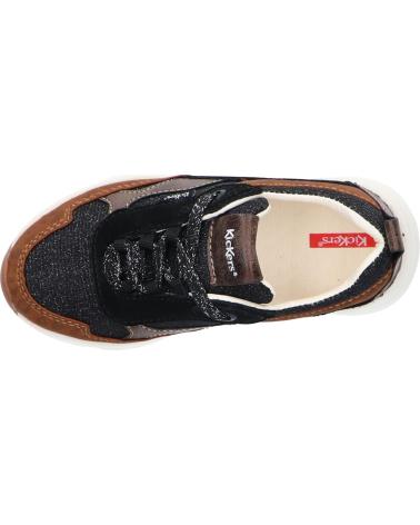 Zapatillas deporte pour Femme et Fille KICKERS 830212-30 KIWY CDT 82 NOIR LEOPARD