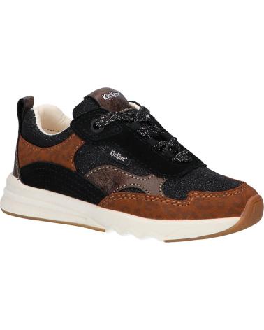 Zapatillas deporte pour Femme et Fille KICKERS 830212-30 KIWY CDT 82 NOIR LEOPARD
