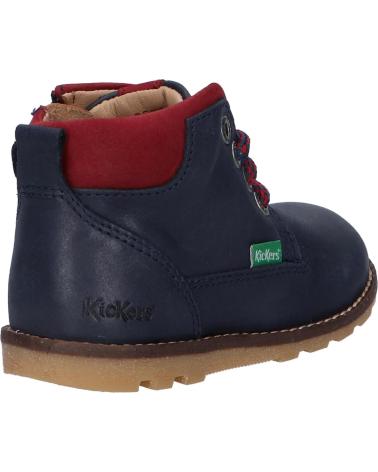 Botines de Niña y Niño KICKERS 829720-10 NONOBO 103 MARINE BORDEAUX