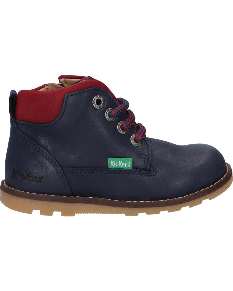 Botines de Niña y Niño KICKERS 829720-10 NONOBO 103 MARINE BORDEAUX