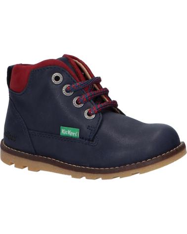Botines de Niña y Niño KICKERS 829720-10 NONOBO 103 MARINE BORDEAUX