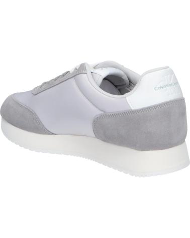 Zapatillas deporte de Hombre CALVIN KLEIN YM0YM00746 RETRO RUNNER 0IX OYSTER MUSHROOM-FORMAL GREY