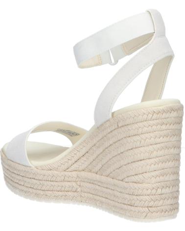 Sandalias de Mujer CALVIN KLEIN YW0YW01026 WEDGE SANDAL 0F9 CREAMY WHITE-BRIGHT WHITE