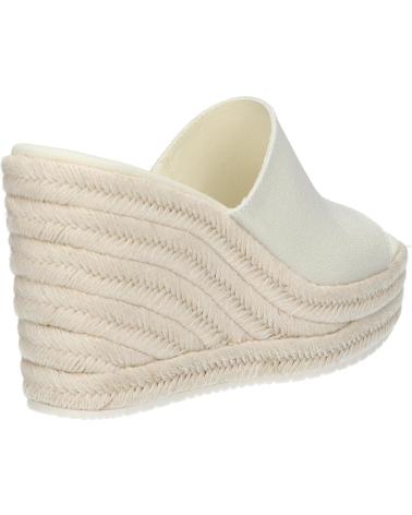 Sandalias de Mujer CALVIN KLEIN YW0YW01356 SLIDE WEDGE ROPE YBI CREAMY WHITE