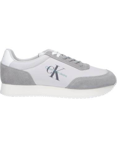 Zapatillas deporte de Hombre CALVIN KLEIN YM0YM00746 RETRO RUNNER 0IX OYSTER MUSHROOM-FORMAL GREY