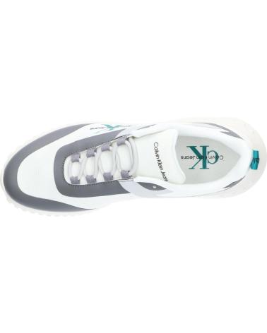 Sapatilhas de Homem CALVIN KLEIN YM0YM00968 EVA RUNNER 0LF B WHITE-CREAMY WHITE